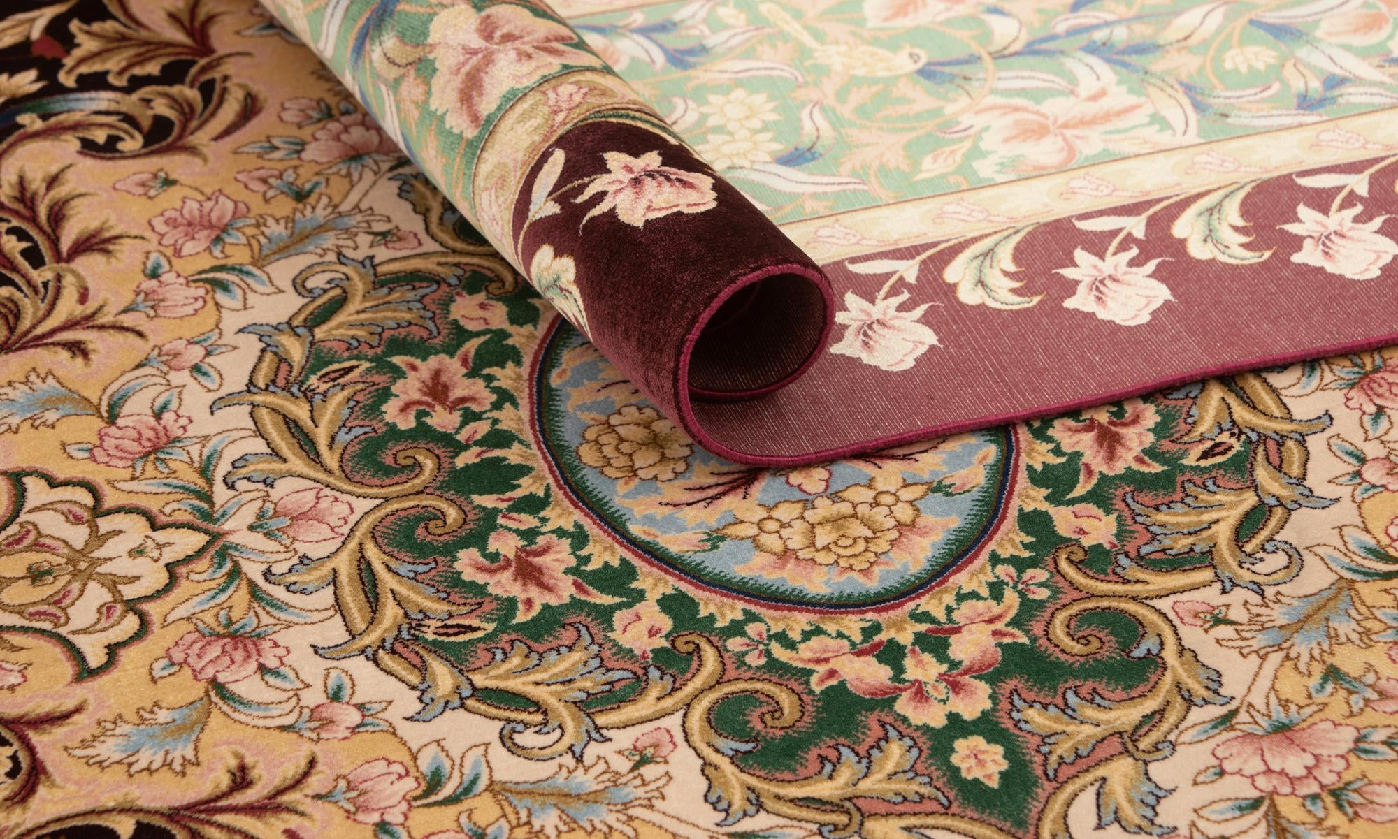 5' 8 x 8' 11 Ghom Design Rug