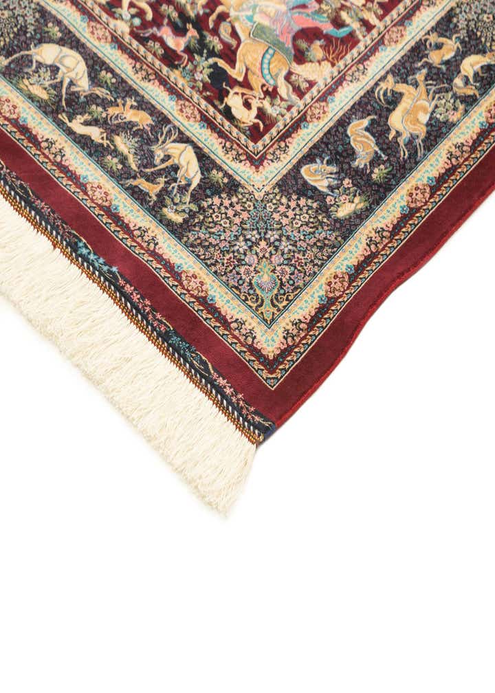 4' 4 x 6' 4 Ghom Design Rug