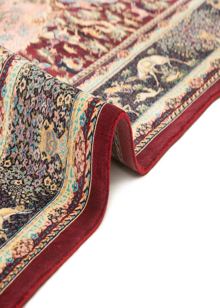 4' 4 x 6' 4 Ghom Design Rug