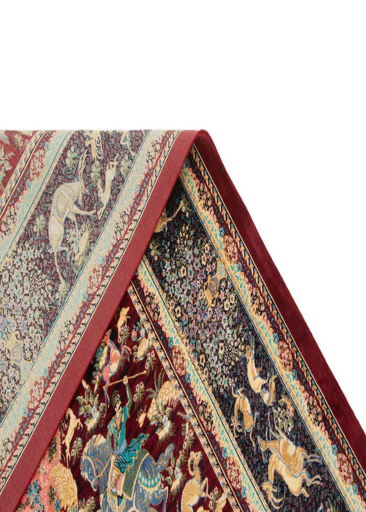 4' 4 x 6' 4 Ghom Design Rug