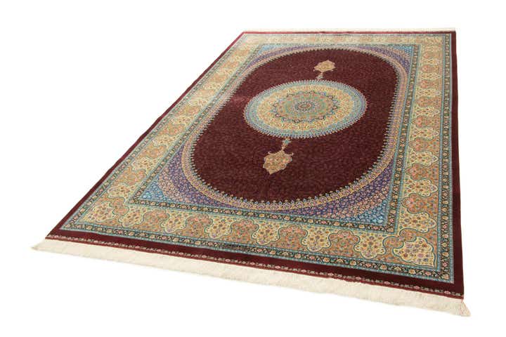 6' 6 x 9' 8 Ghom Design Rug