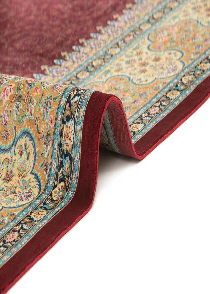 6' 6 x 9' 8 Ghom Design Rug