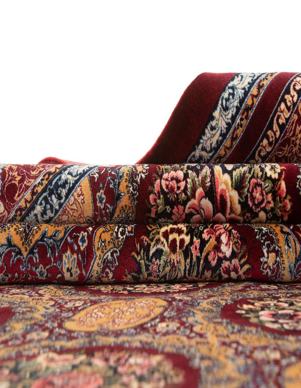 6' 6 x 9' 7 Ghom Design Rug