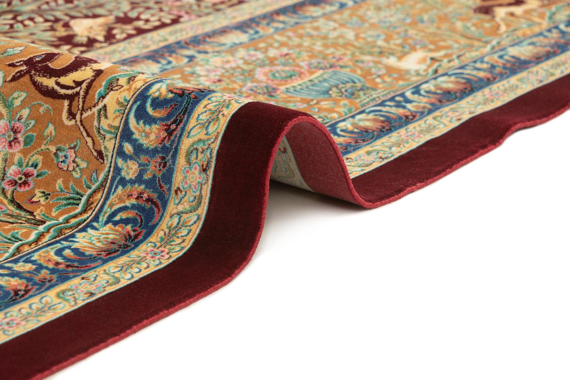 6' 6 x 9' 7 Ghom Design Rug