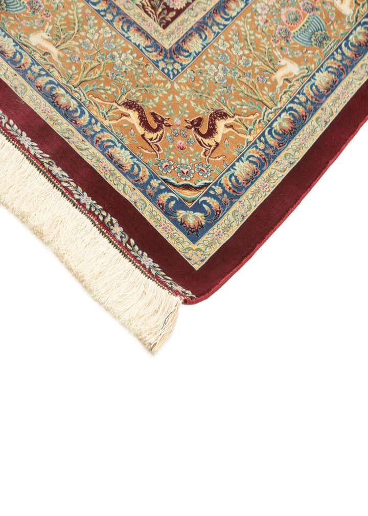 6' 6 x 9' 7 Ghom Design Rug