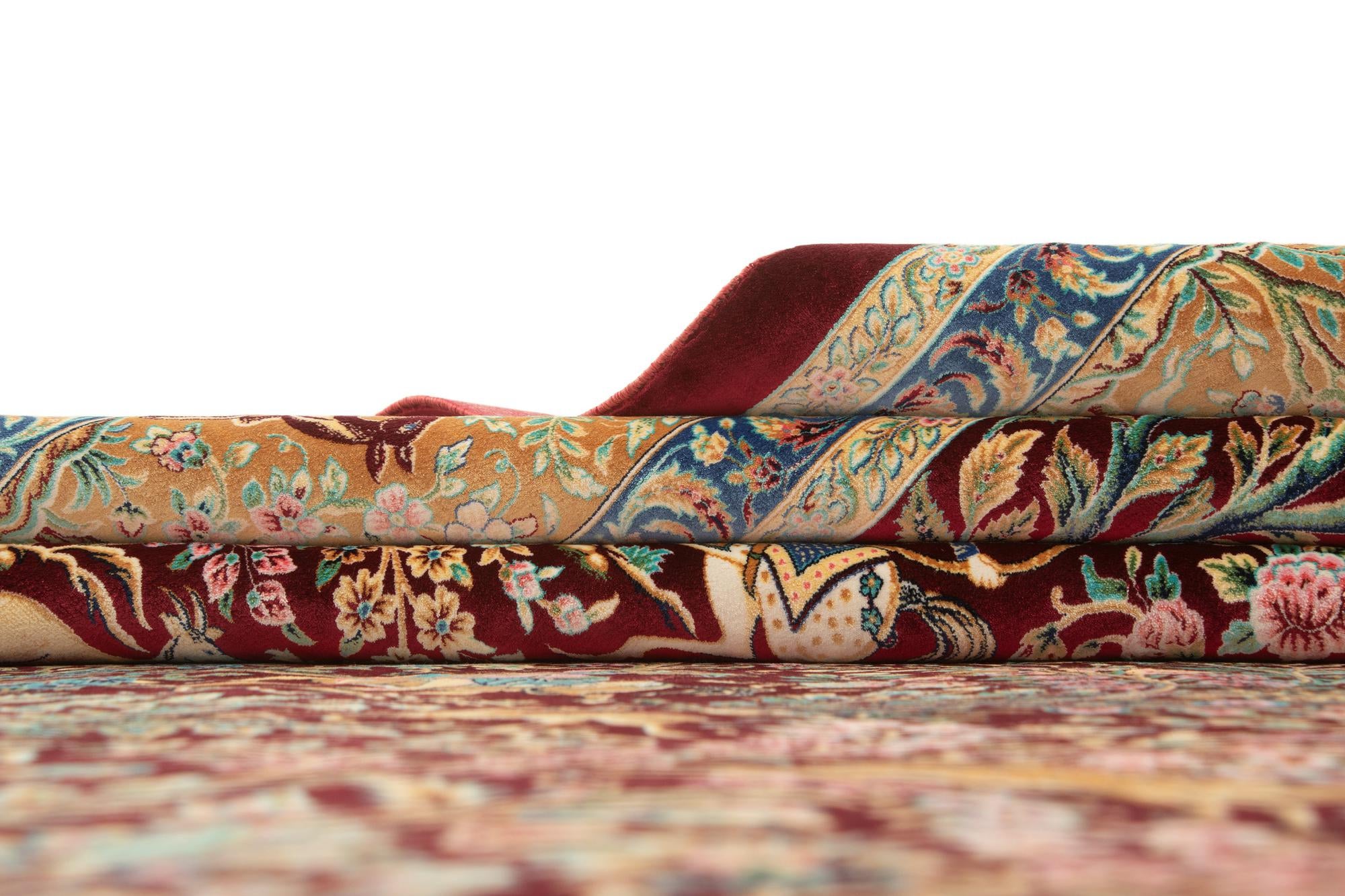 6' 6 x 9' 7 Ghom Design Rug