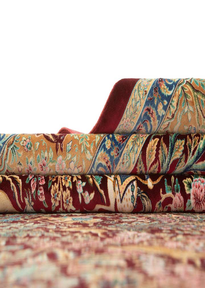 6' 6 x 9' 7 Ghom Design Rug