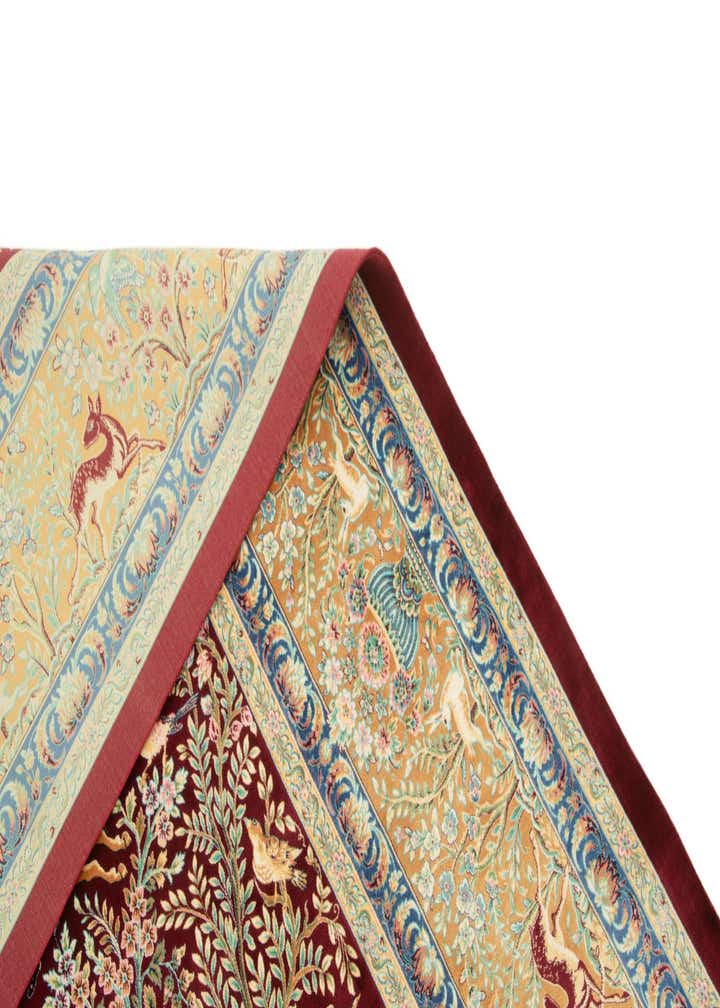 6' 6 x 9' 7 Ghom Design Rug