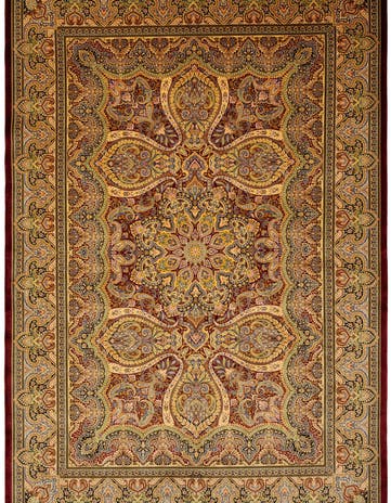 6' 5 x 9' 7 Ghom Design Rug