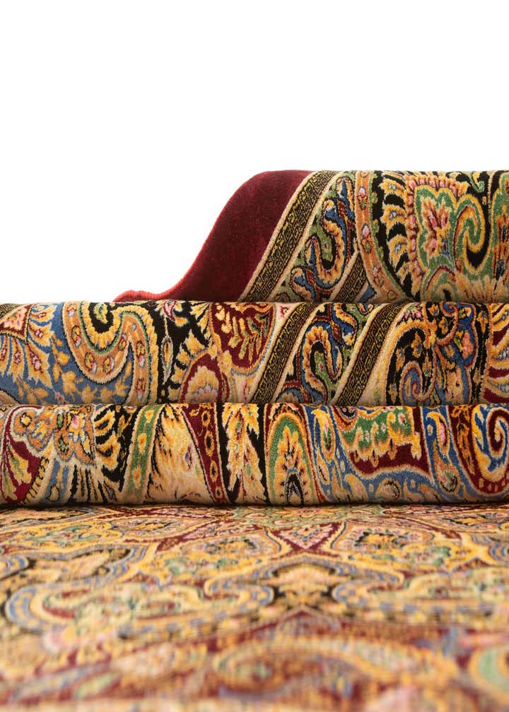 6' 5 x 9' 7 Ghom Design Rug
