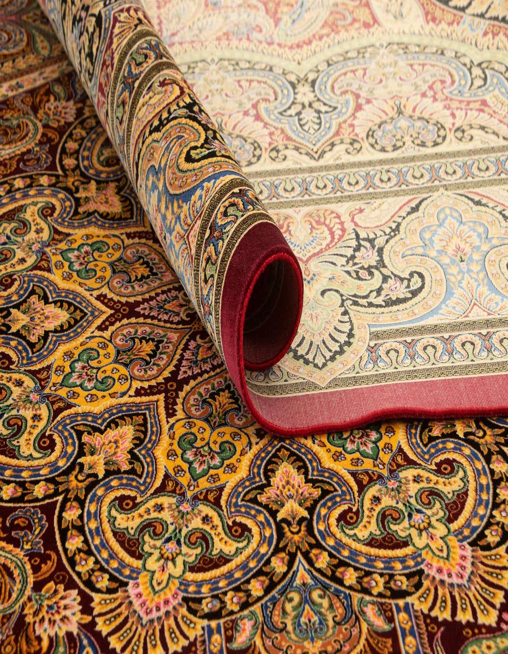 6' 5 x 9' 7 Ghom Design Rug