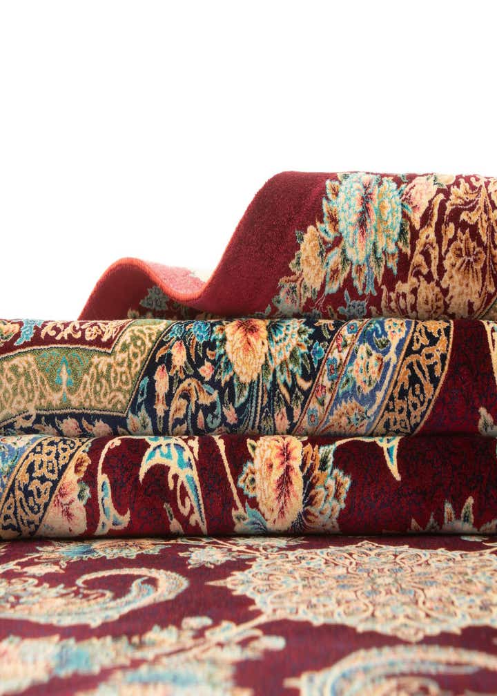 6' 6 x 9' 7 Ghom Design Rug