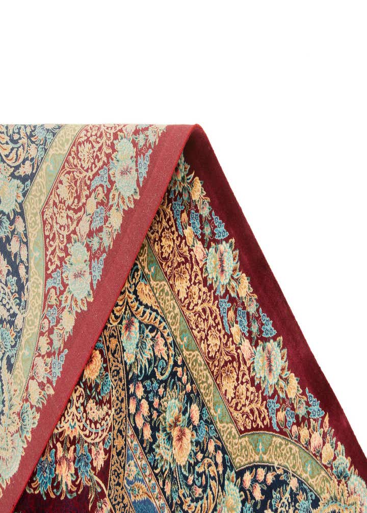 6' 6 x 9' 7 Ghom Design Rug