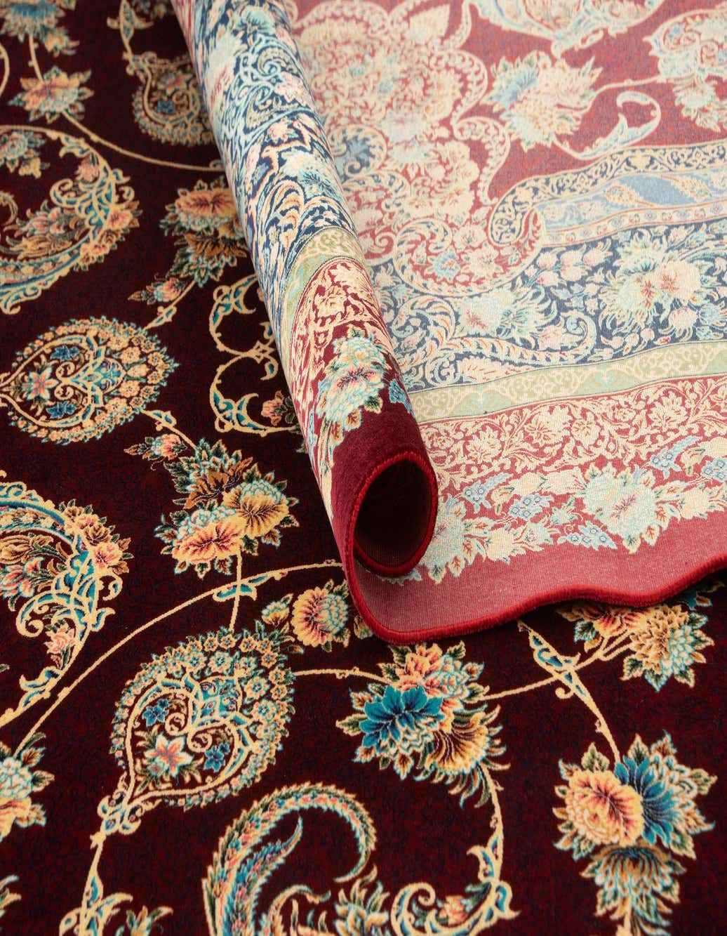 6' 6 x 9' 7 Ghom Design Rug
