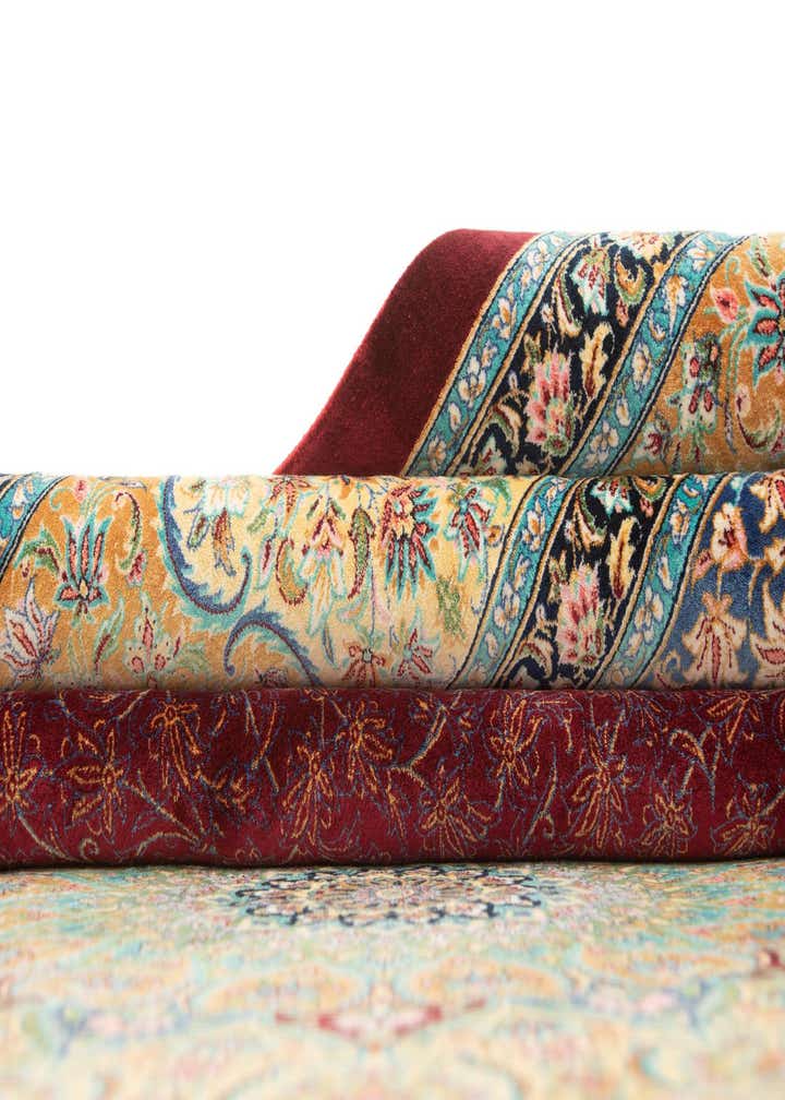 6' 5 x 9' 7 Ghom Design Rug