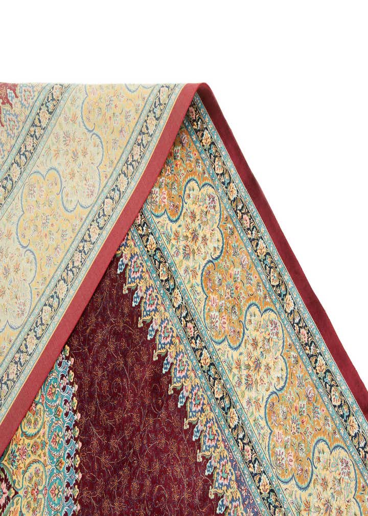 6' 5 x 9' 7 Ghom Design Rug