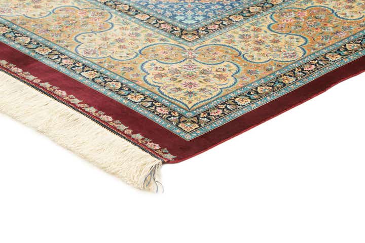 6' 5 x 9' 7 Ghom Design Rug