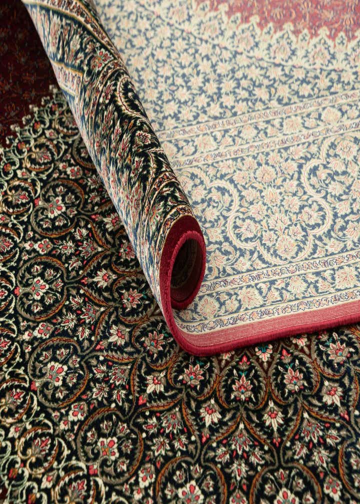 4' 9 x 7' 4 Ghom Design Rug