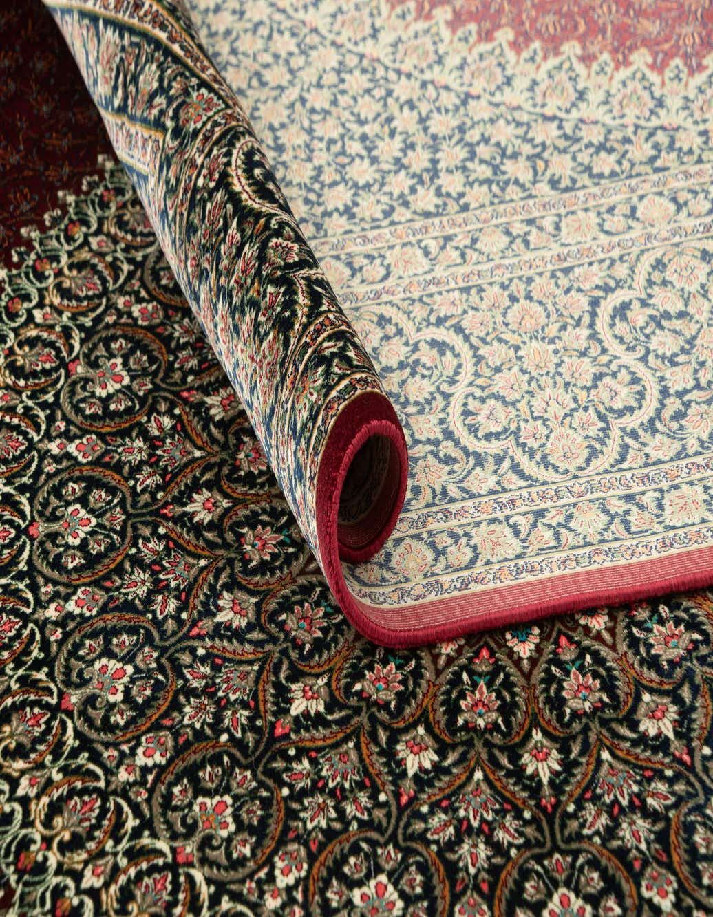 4' 9 x 7' 4 Ghom Design Rug