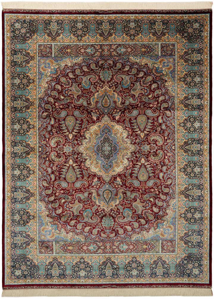 6' 6 x 9' 7 Ghom Design Rug