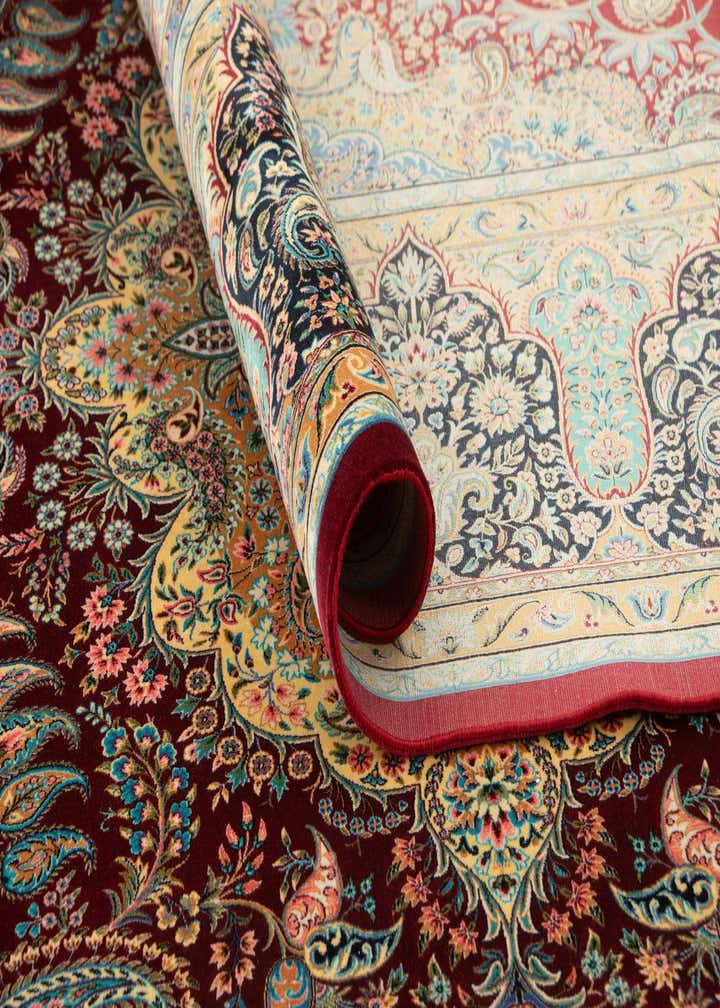 6' 6 x 9' 7 Ghom Design Rug