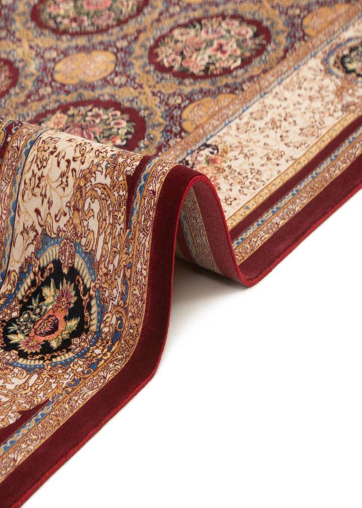 6' 6 x 9' 7 Ghom Design Rug