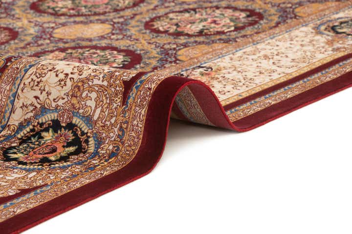6' 6 x 9' 7 Ghom Design Rug