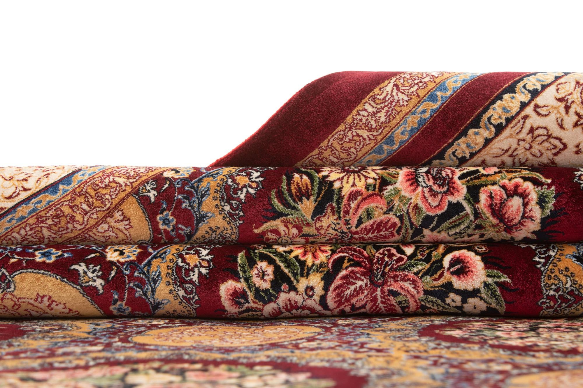 6' 6 x 9' 7 Ghom Design Rug