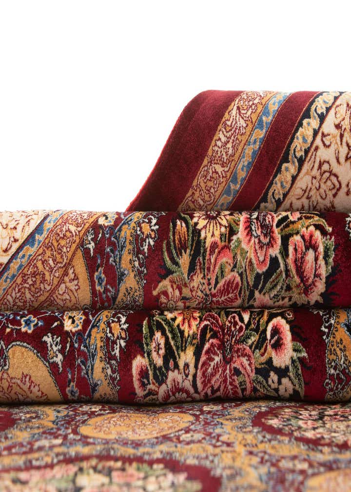 6' 6 x 9' 7 Ghom Design Rug