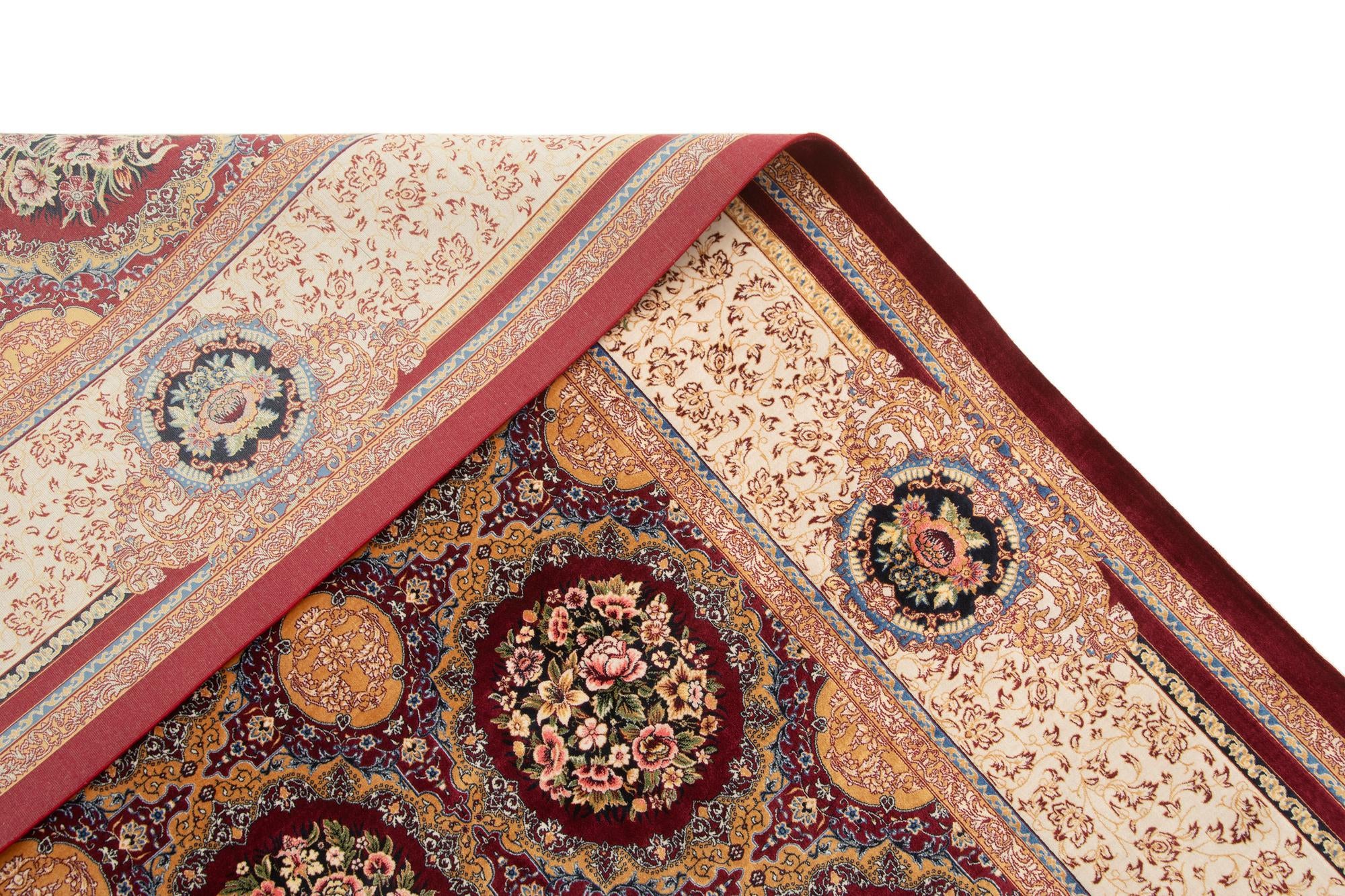 6' 6 x 9' 7 Ghom Design Rug