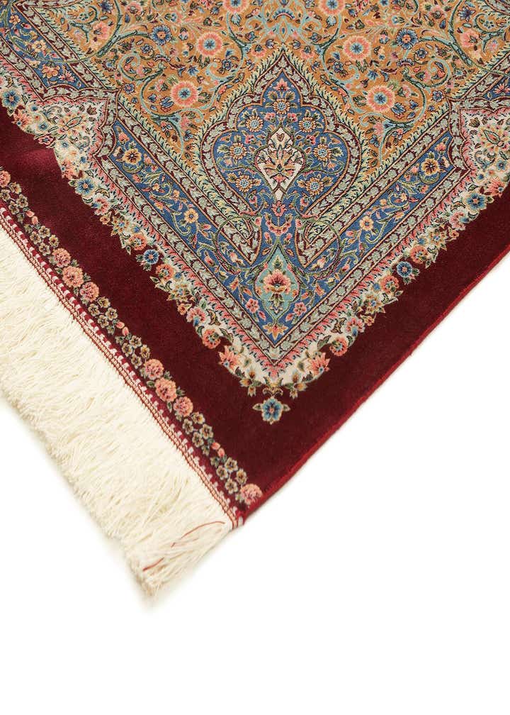 6' 6 x 9' 8 Ghom Design Rug