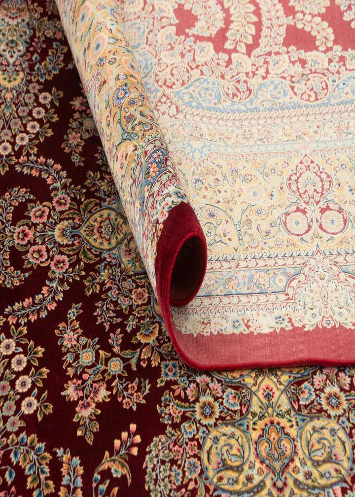 6' 6 x 9' 8 Ghom Design Rug