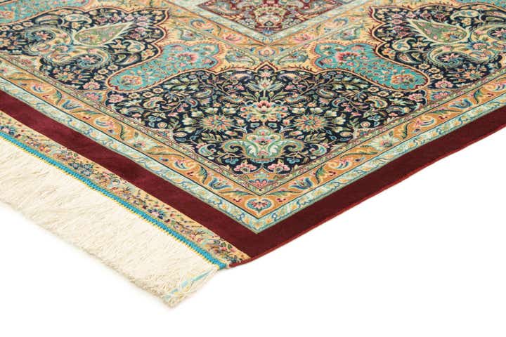 6' 6 x 9' 7 Ghom Design Rug