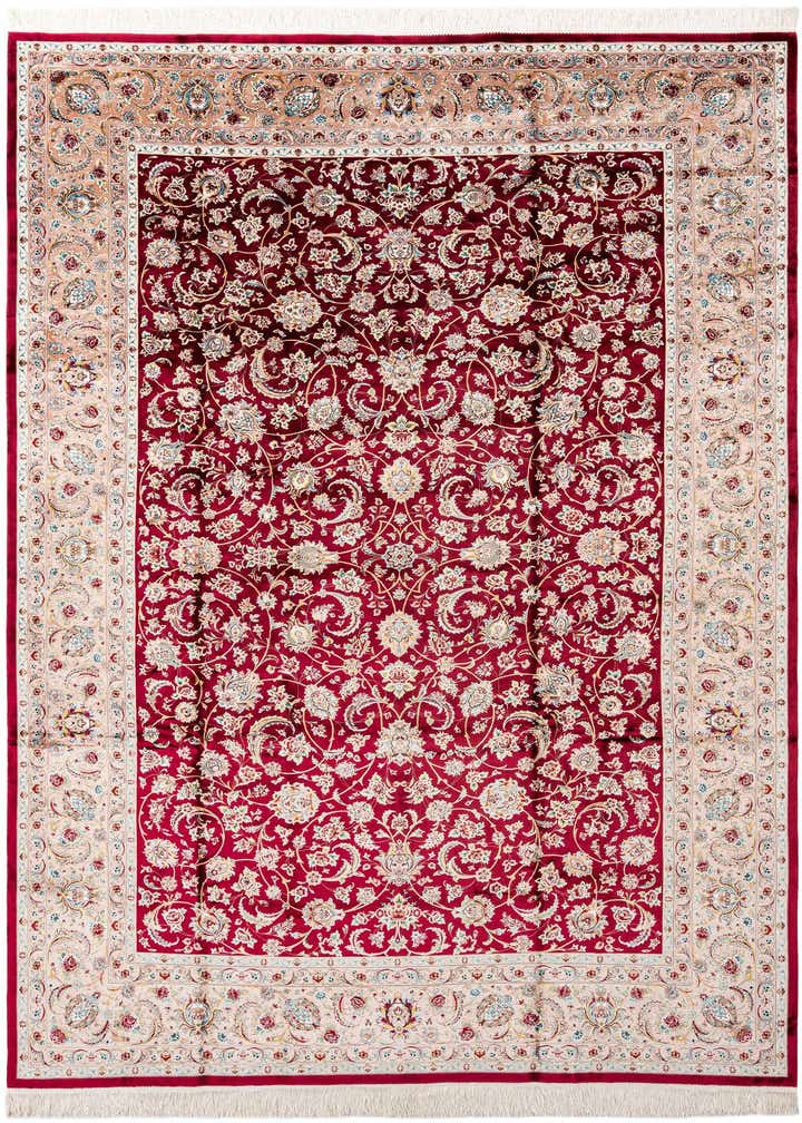 8' 2 x 11' 6 Ghom Design Rug