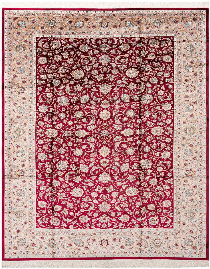 Detail image of 8' 2 x 11' 6 Ghom Design Rug