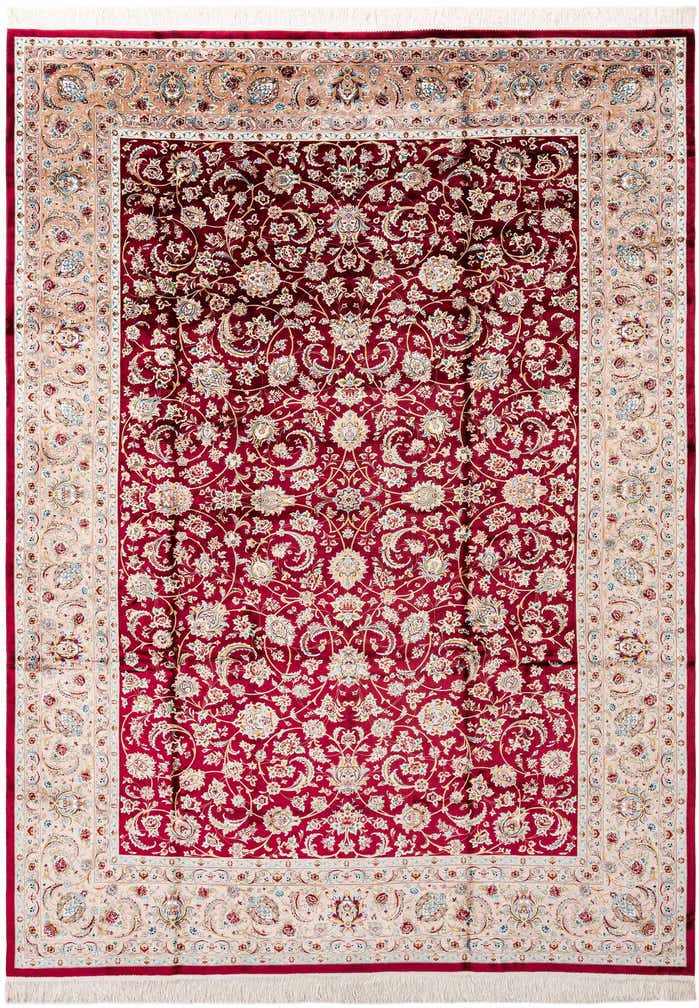 8' 2 x 11' 6 Ghom Design Rug