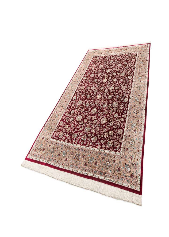8' 2 x 11' 6 Ghom Design Rug