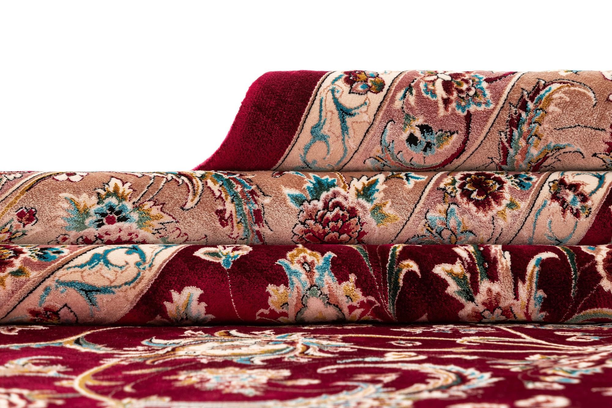 8' 2 x 11' 6 Ghom Design Rug