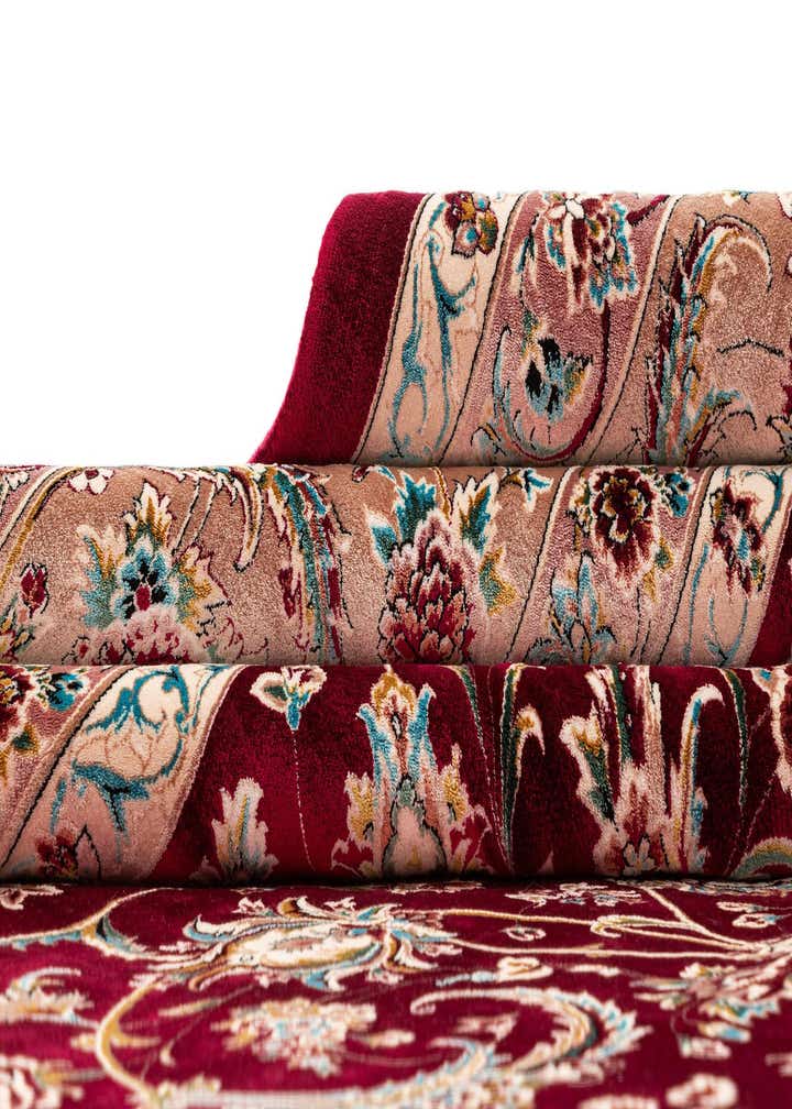 8' 2 x 11' 6 Ghom Design Rug