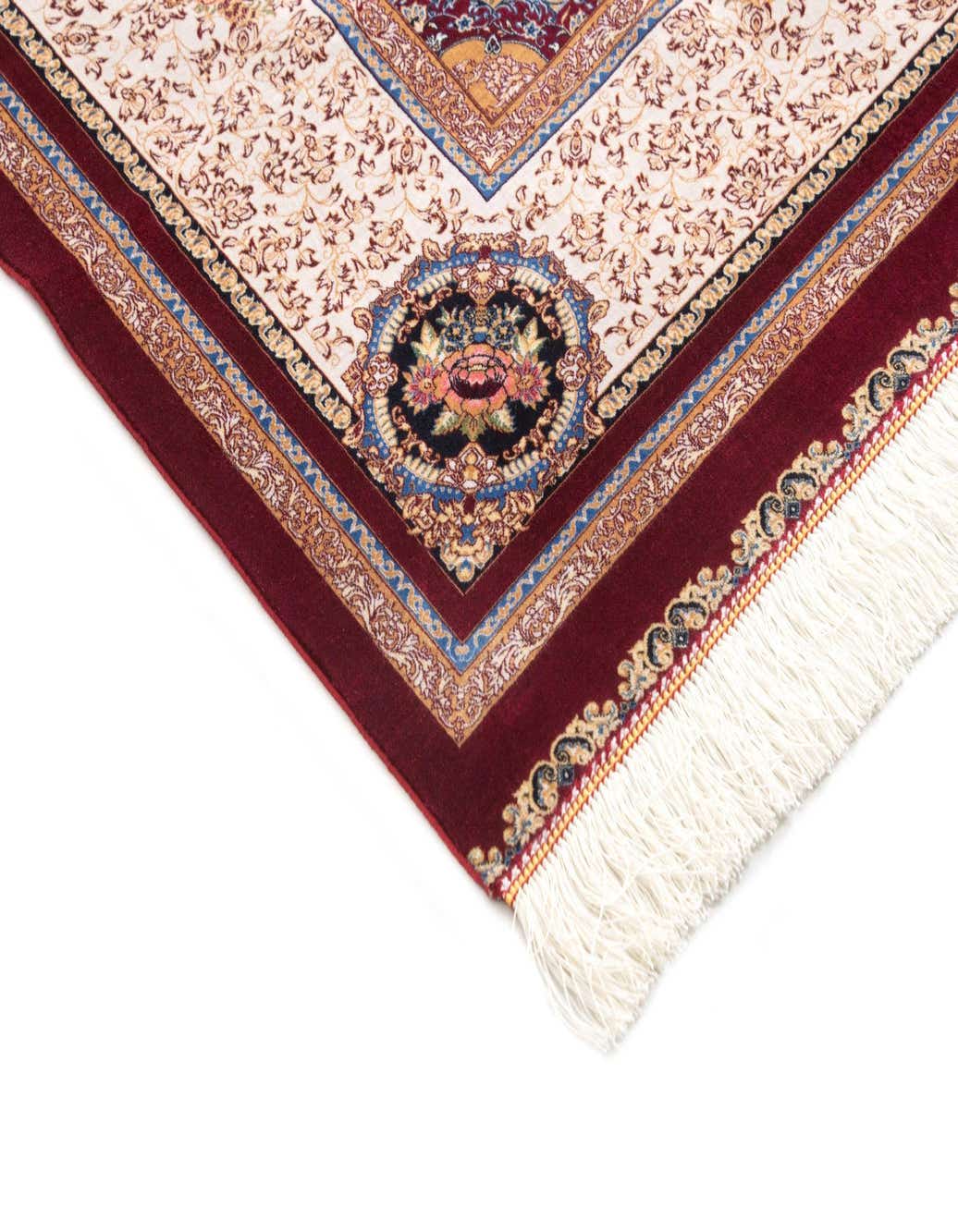 6' 7 x 9' 10 Ghom Design Rug