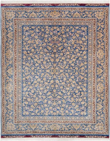 7' 1 x 9' 10 Ghom Design Rug