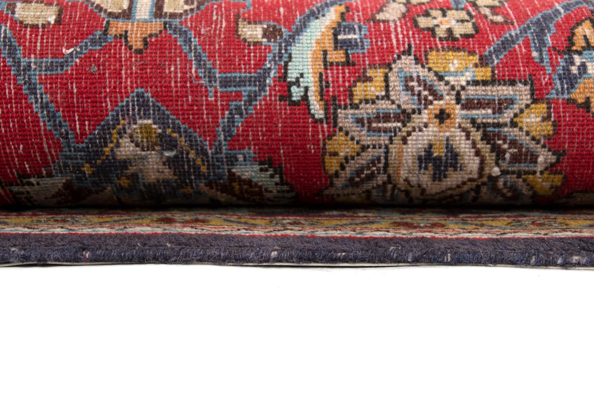 5' 7 x 8' 4 Hand Knotted Ghom Persian Wool Rug