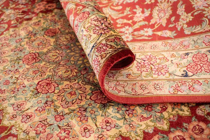 3' 3 x 4' 11 Ghom Silk Rug