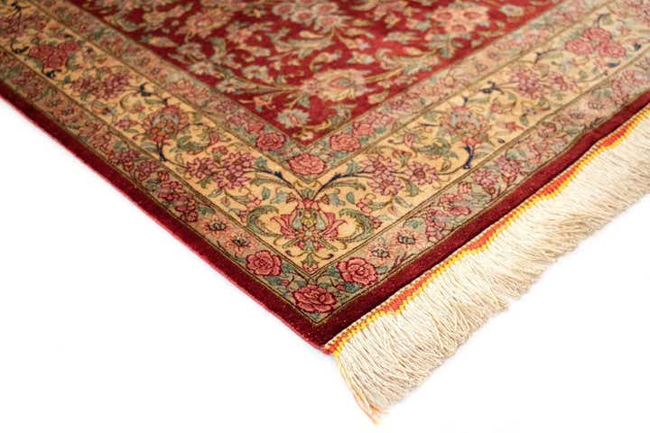 3' 3 x 4' 11 Ghom Silk Rug