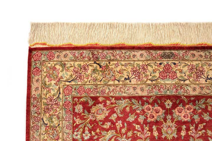 3' 3 x 4' 11 Ghom Silk Rug