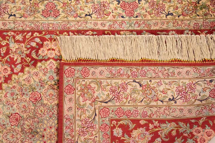 3' 3 x 4' 11 Ghom Silk Rug