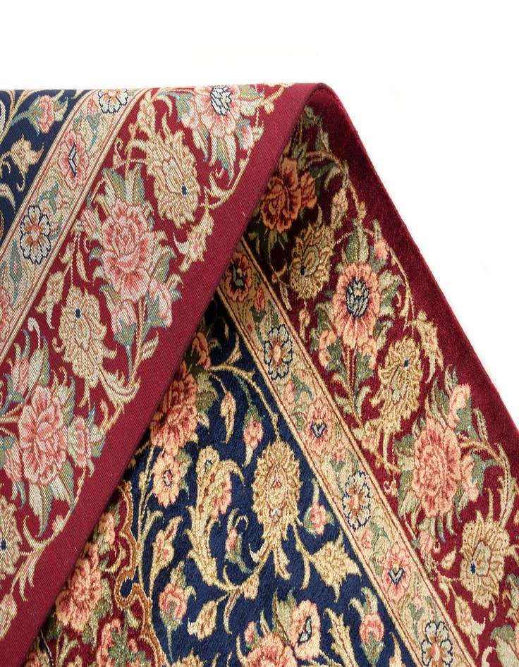 Detail image of 2' 7 x 3' 11 Ghom Silk Rug