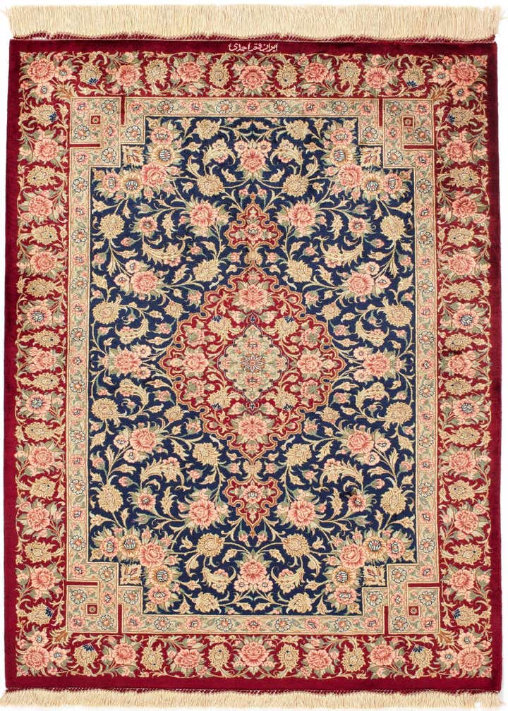 2' 7 x 3' 11 Ghom Silk Rug