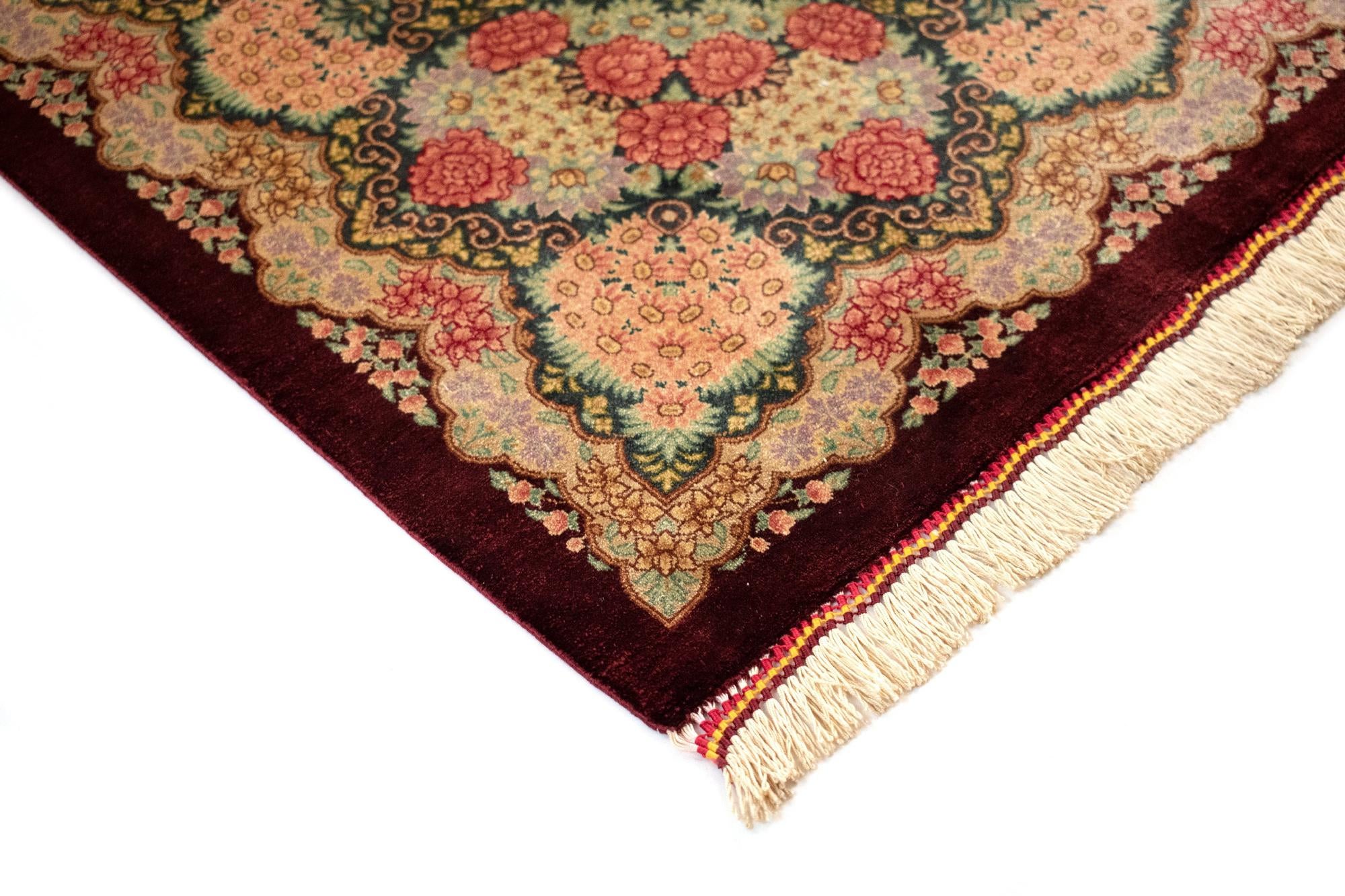4' 5 x 6' 7 Ghom Silk Rug