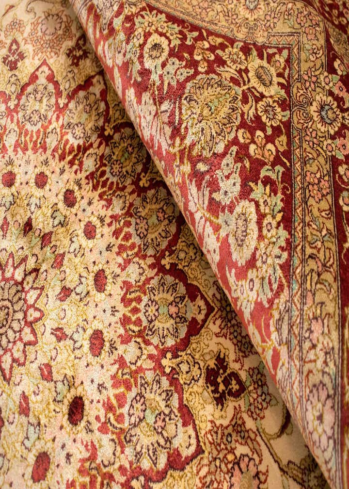 5' 2 x 8' Ghom Silk Rug